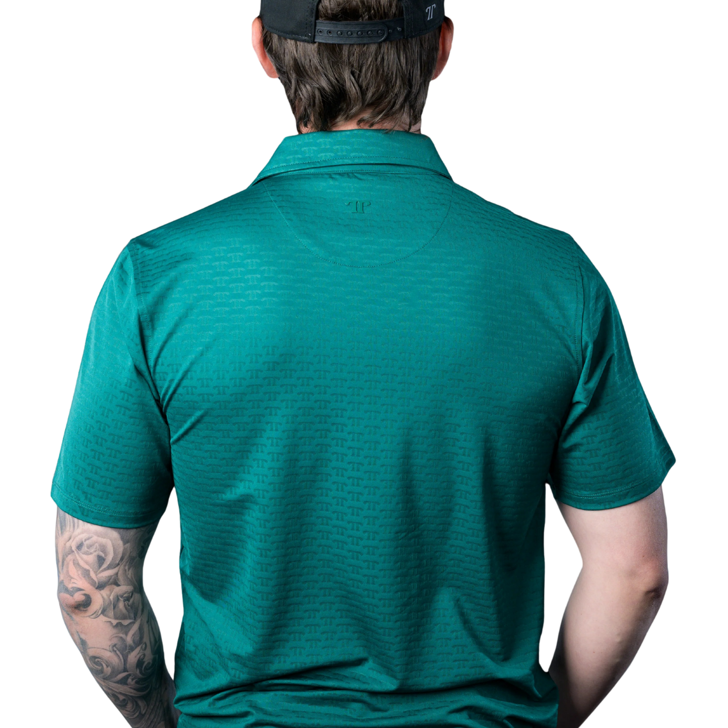 Ferrell Brand Short Sleeve Men's Laser Aventurine Polo