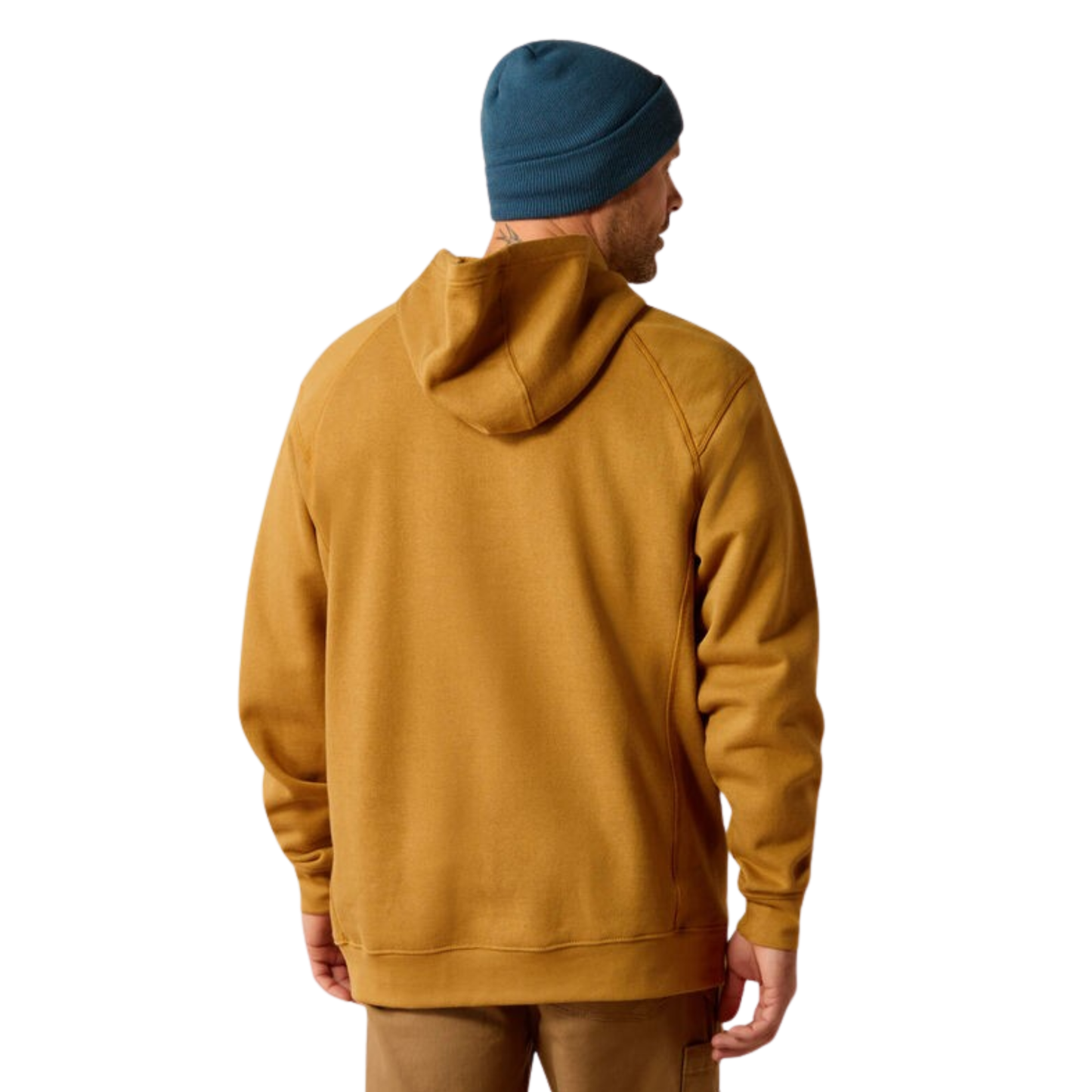Ariat Men's Pullover Hoodie- Golden Brown