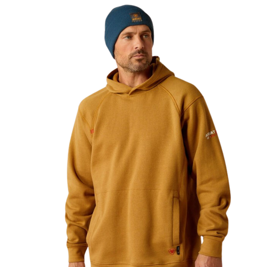 Ariat Men's Pullover Hoodie- Golden Brown