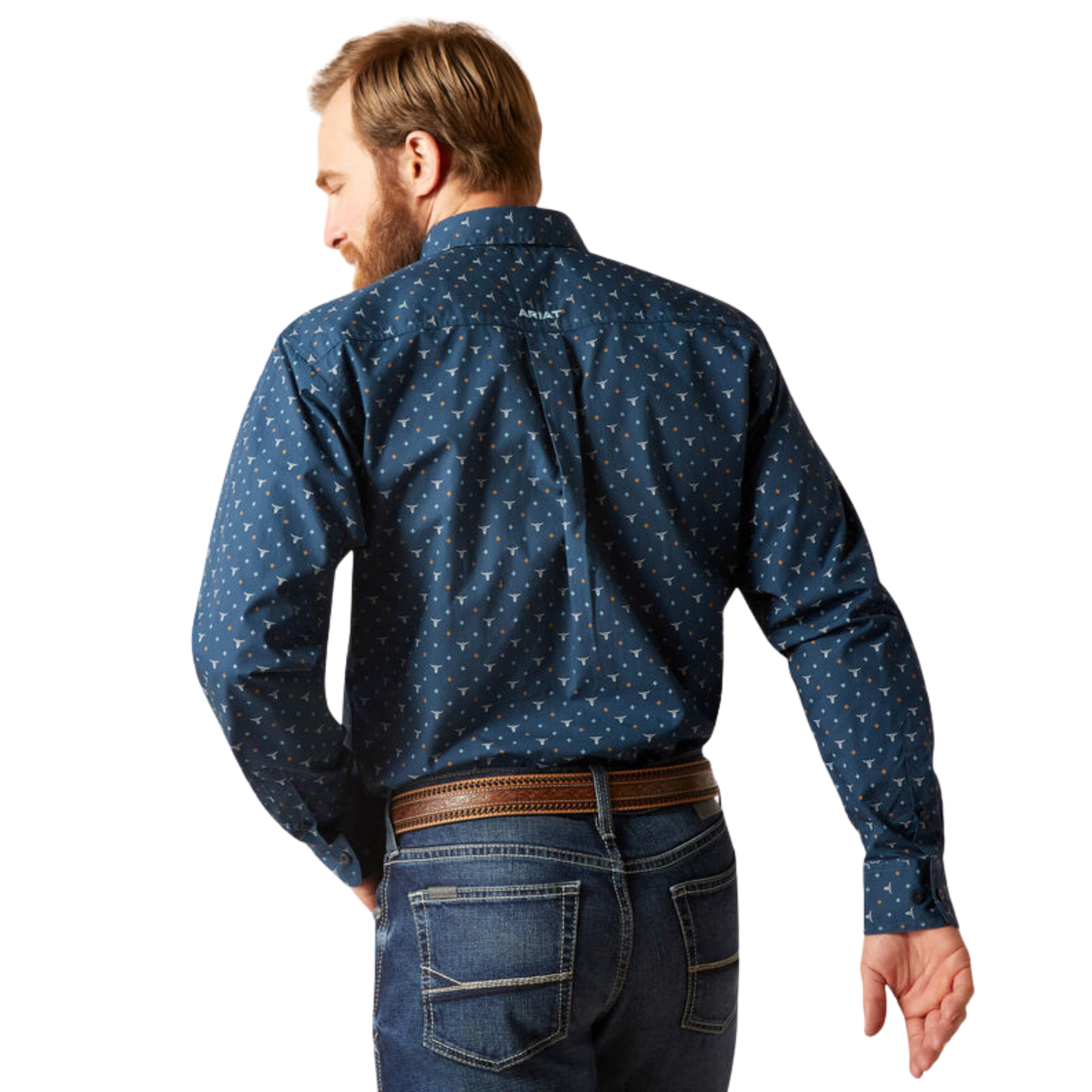 Ariat Men's Gavyn Fitted Shirt - Moonlit Ocean
