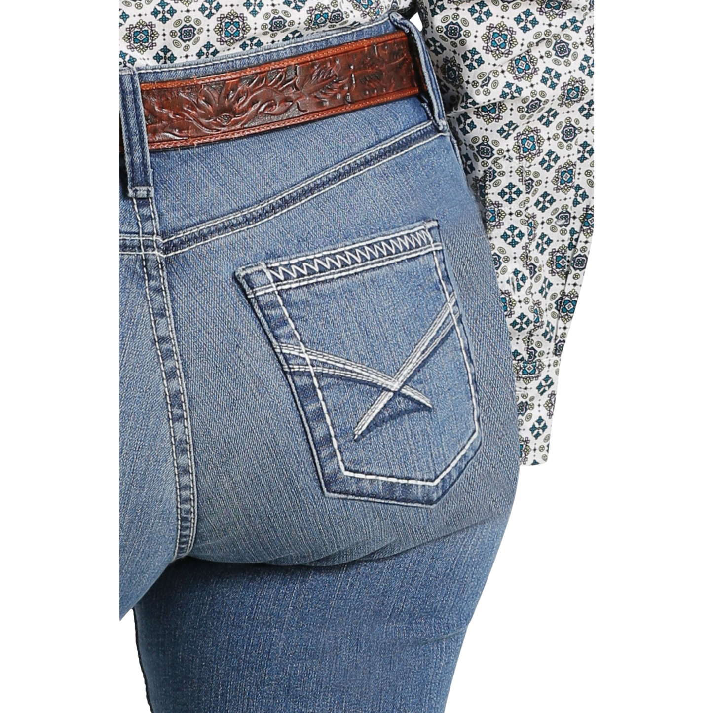 Cinch Women's Shannon Slim Fit Jeans - Medium Stonewash