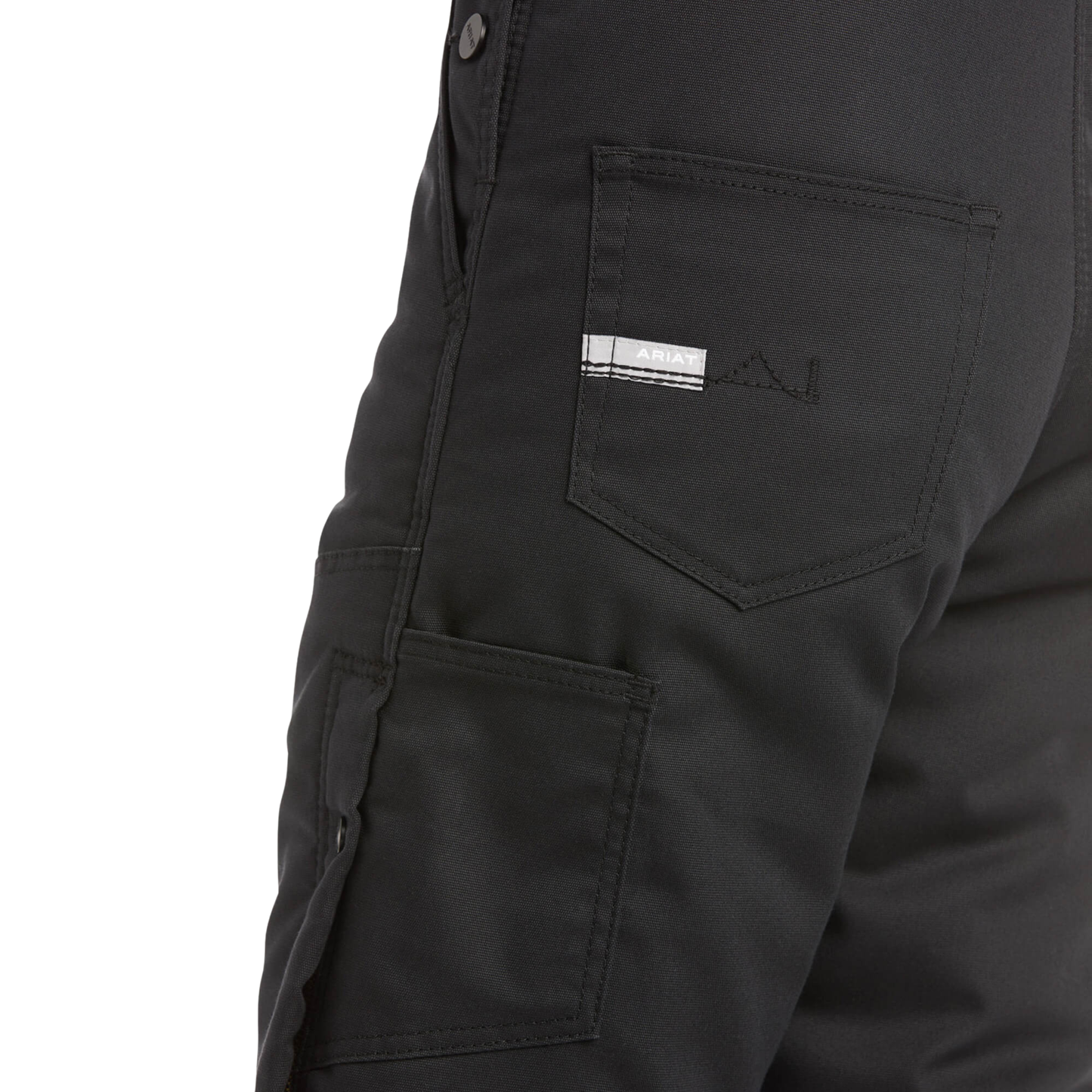 Ariat Women's Rebar Duracanvas Insulated Bib Overalls - Black