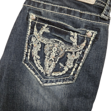 Grace in LA Women's Steer Head Jeans