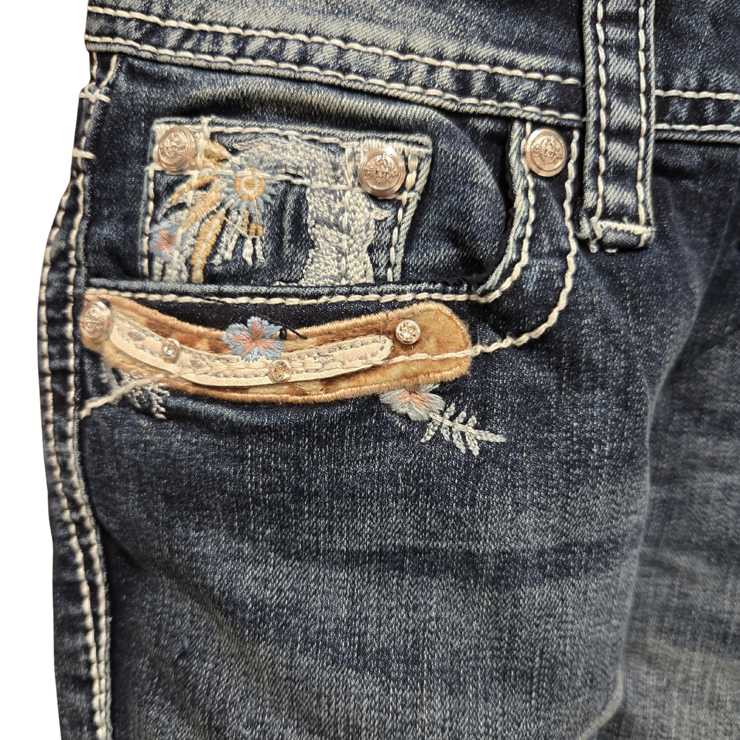 Grace in LA Women's Horseshoe Midrise Bootcut Jeans - Irvine Tack & Western Wear