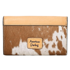 American Darling Women's Hand Tooled Hair on Leather Western Bag