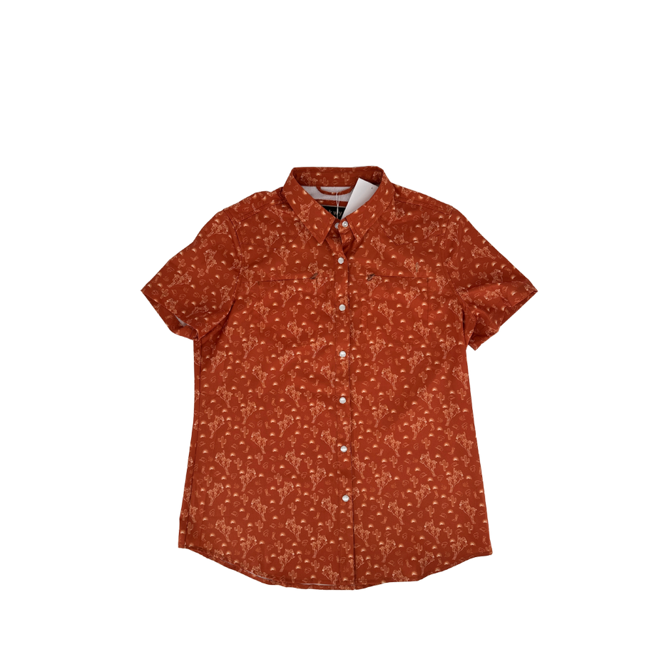 Horn Knot Men's Short Sleeve Performance Western Shirt - Irvine Tack & Western Wear