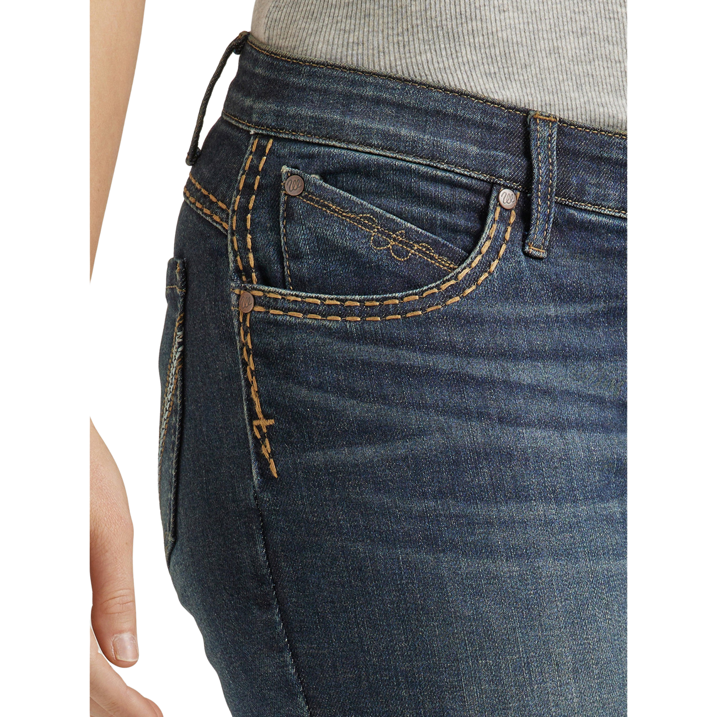 Wrangler Women's Ultimate Riding Shiloh Low Rise Bootcut Jeans - Della