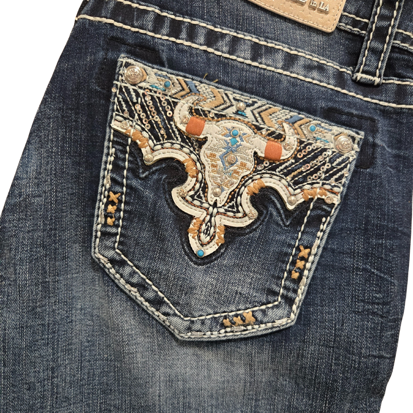 Grace in LA Women's Horse Shoe Jeans- - Irvine Tack & Western Wear