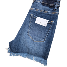 Risen Women's High Rise Folded Waist Shorts - Medium