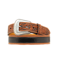 Nocona Mens Crocodile Print Belt