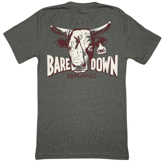 Baredown Brand Born To Buck T-SHIRT - Olive
