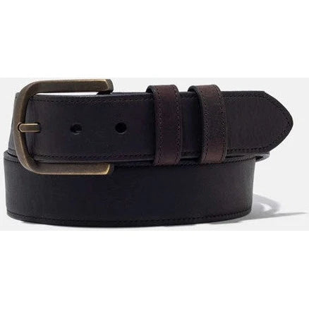 Vintage Bison Calhoun Men's Western Belt-Chocolate