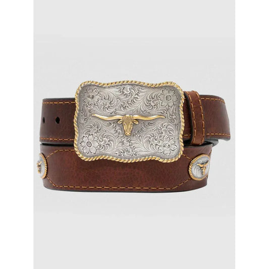 Vintage Bison Texas Men's Belt-Saddle