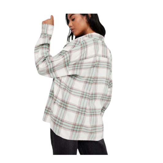 Levi Women's Davy Flannel Shirt Vera Plaid - Tofu Plaid