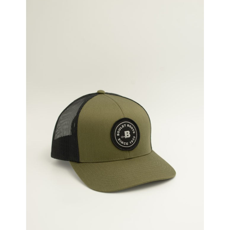 Boulet Mesh Snapback Cap - Loden/Black