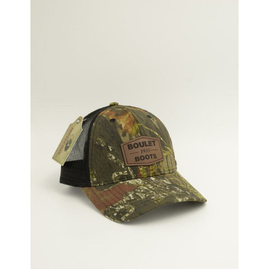 Boulet Mesh Snapback Cap - Mossy Oak/Black
