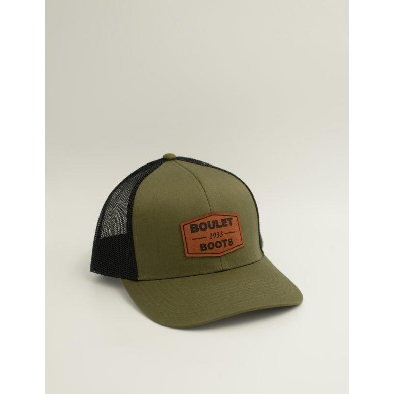Boulet Mesh Snapback Cap - Loden/Black
