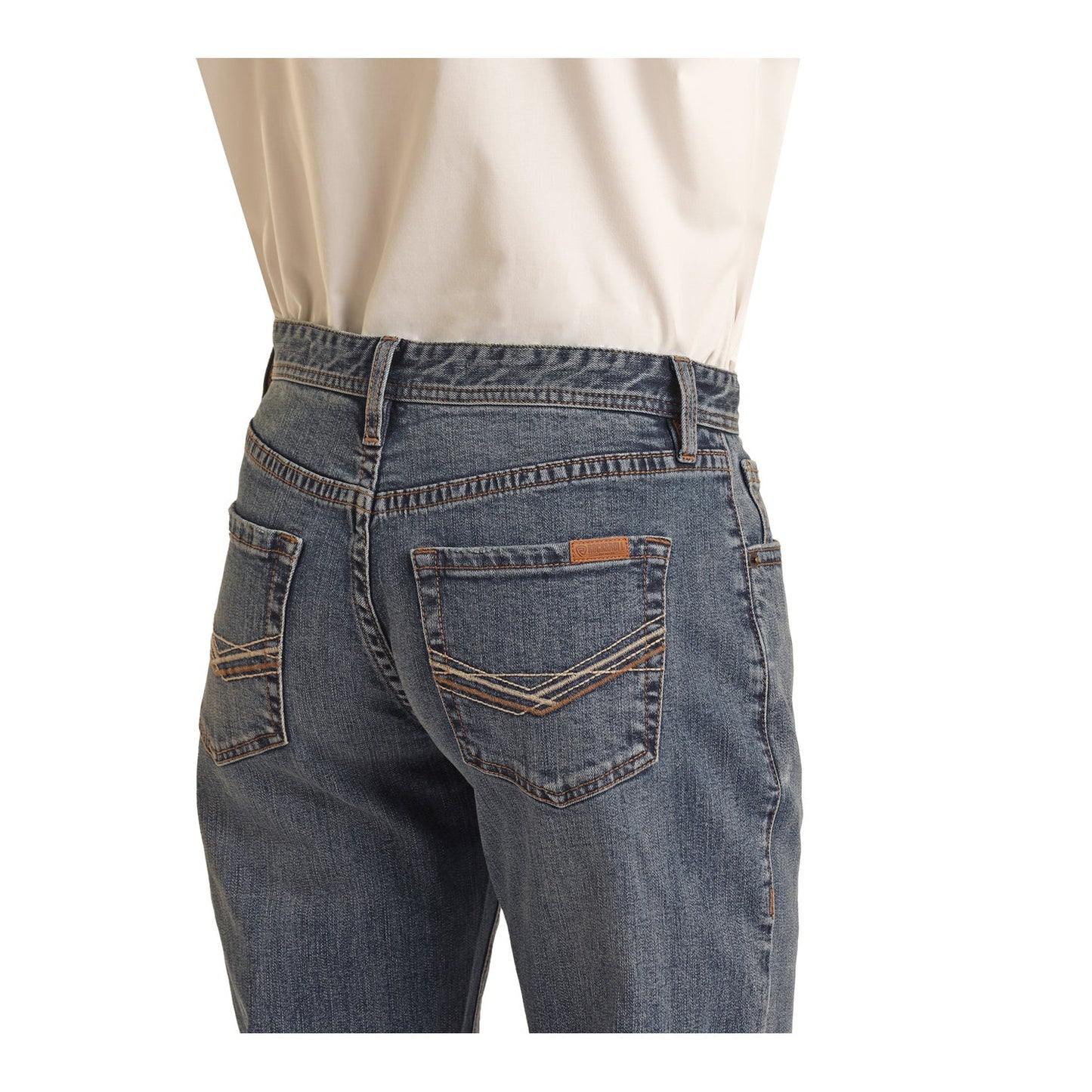 Rock & Roll Men's Vintage '46 Relaxed Stackable Bootcut Jeans - Medium Vintage