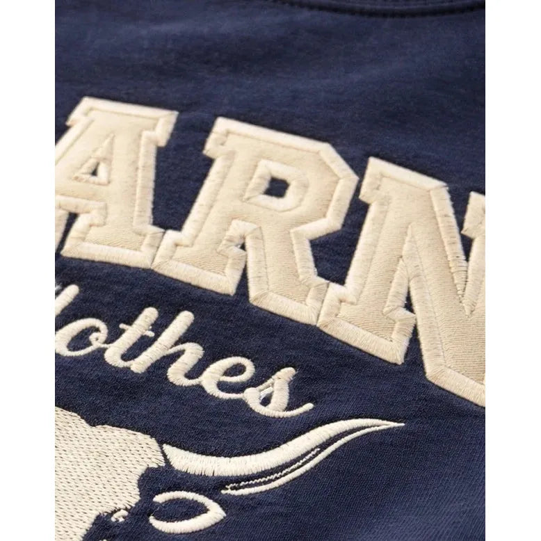 Barn Clothes Unisex Long Sleeve Dust and Denim Sweatshirt- Blue