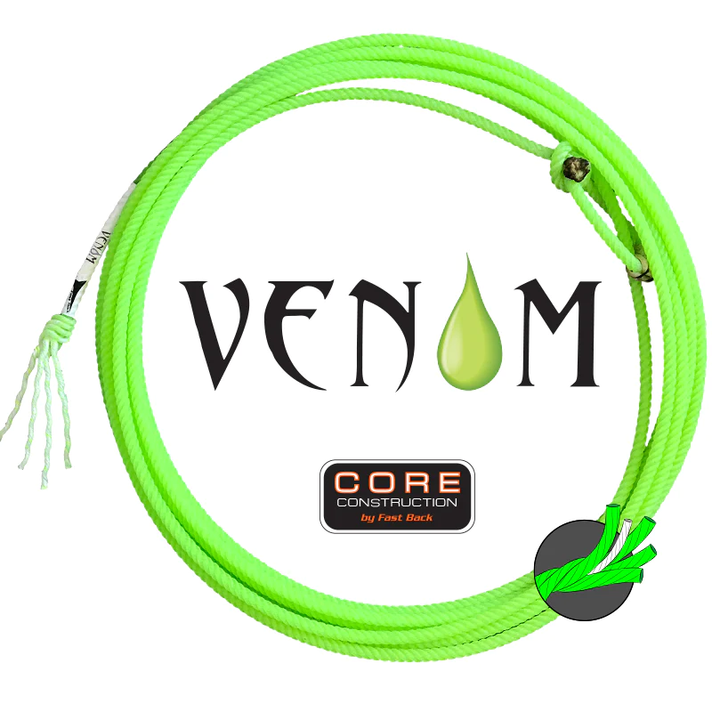 Fast Back Venom 4-Strand Team Rope - Irvine Tack &amp; Western Wear