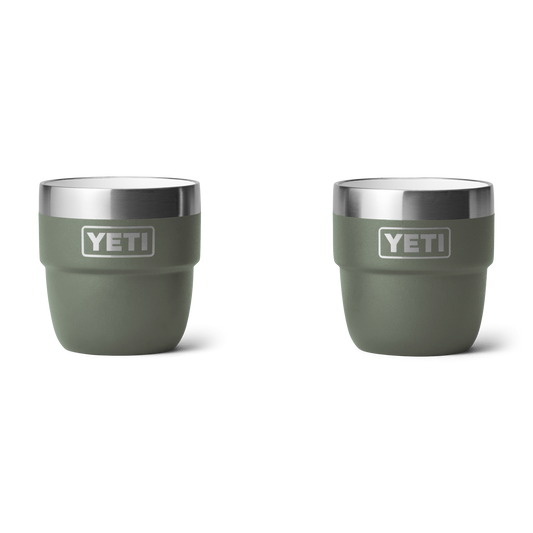 Yeti Rambler 118ml Stackable Cups - Camp Green