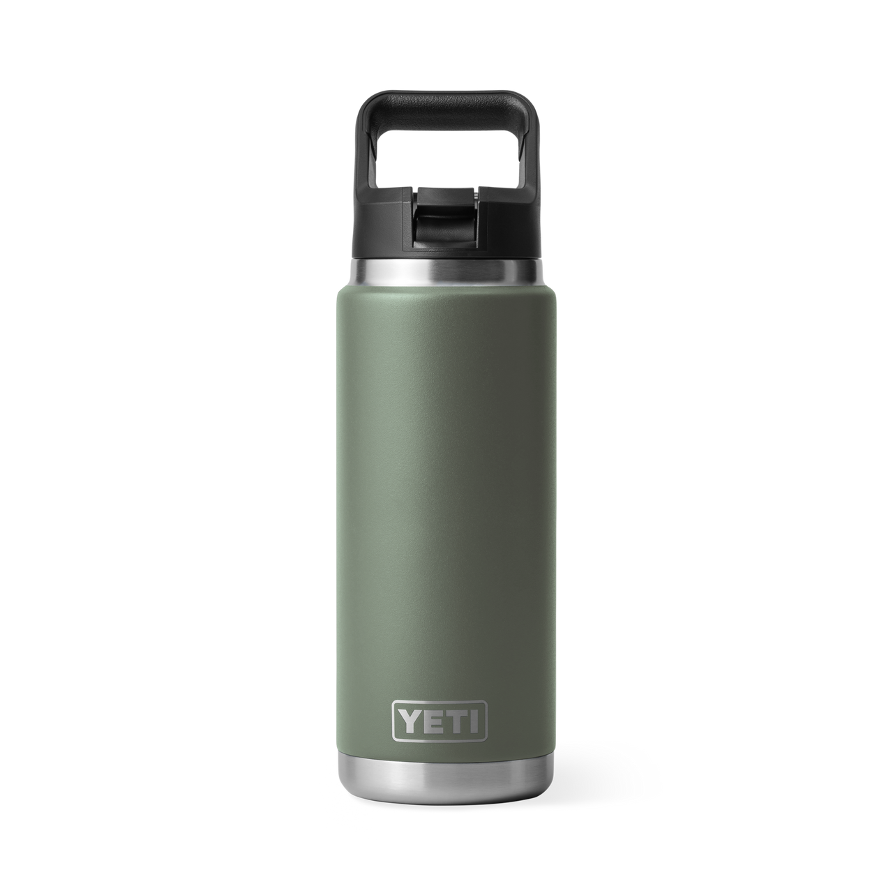 Yeti Rambler 769ml Water Bottle w/Straw Cap - Camp Green