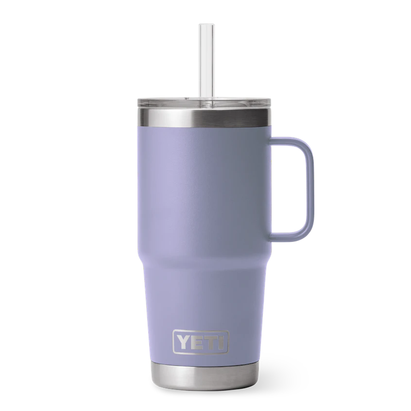 Yeti Rambler 739ml Straw Mug w/Straw Lid - Cosmic Lilac