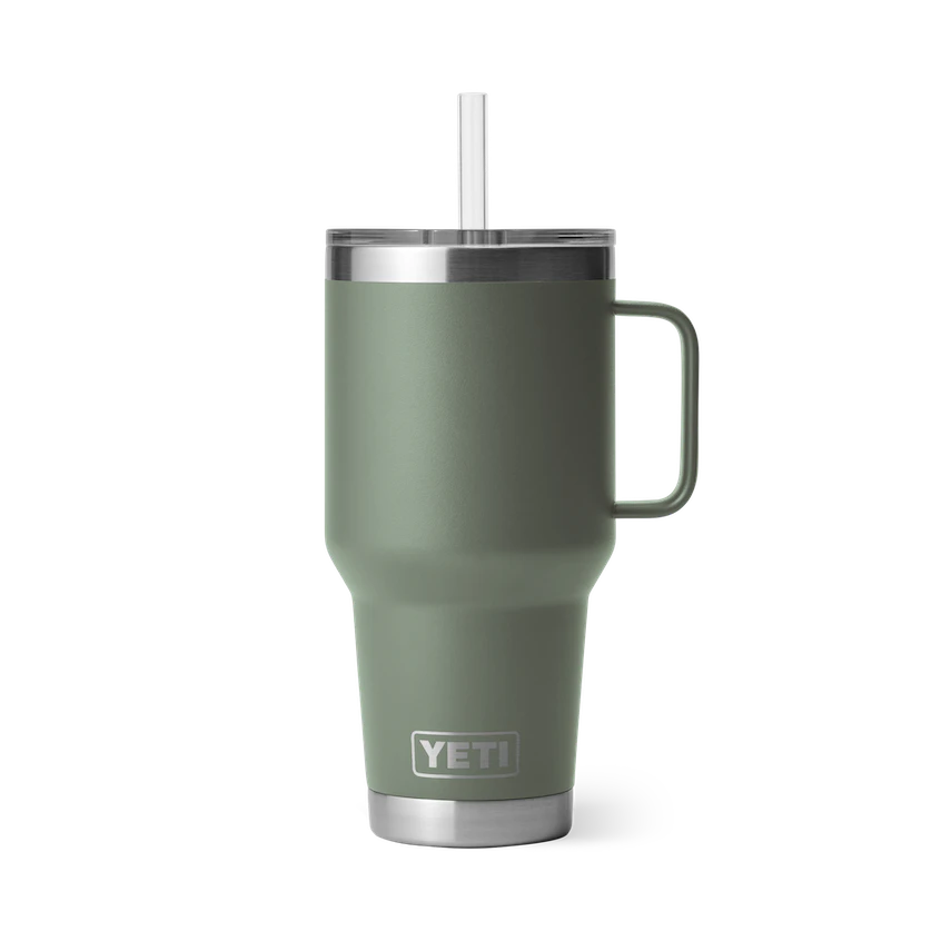 Yeti Rambler 1L Straw Mug - Camp Green