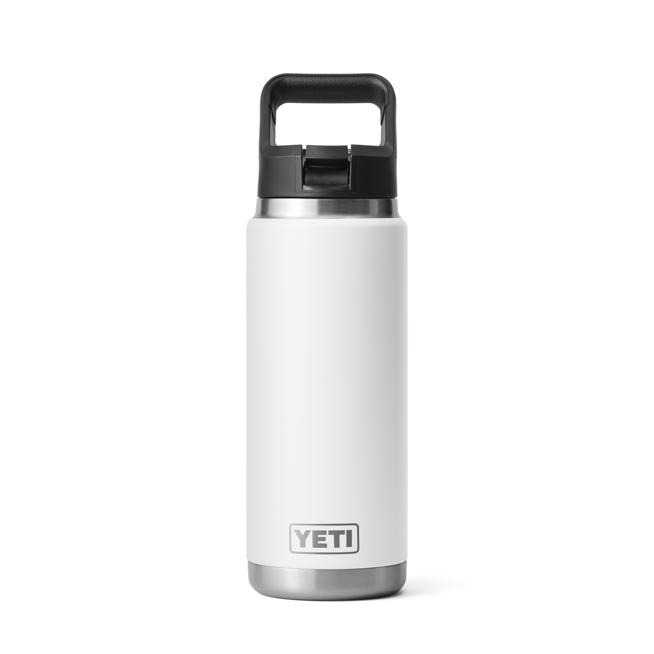 Yeti Rambler 769ml Water Bottle w/Straw Cap - White