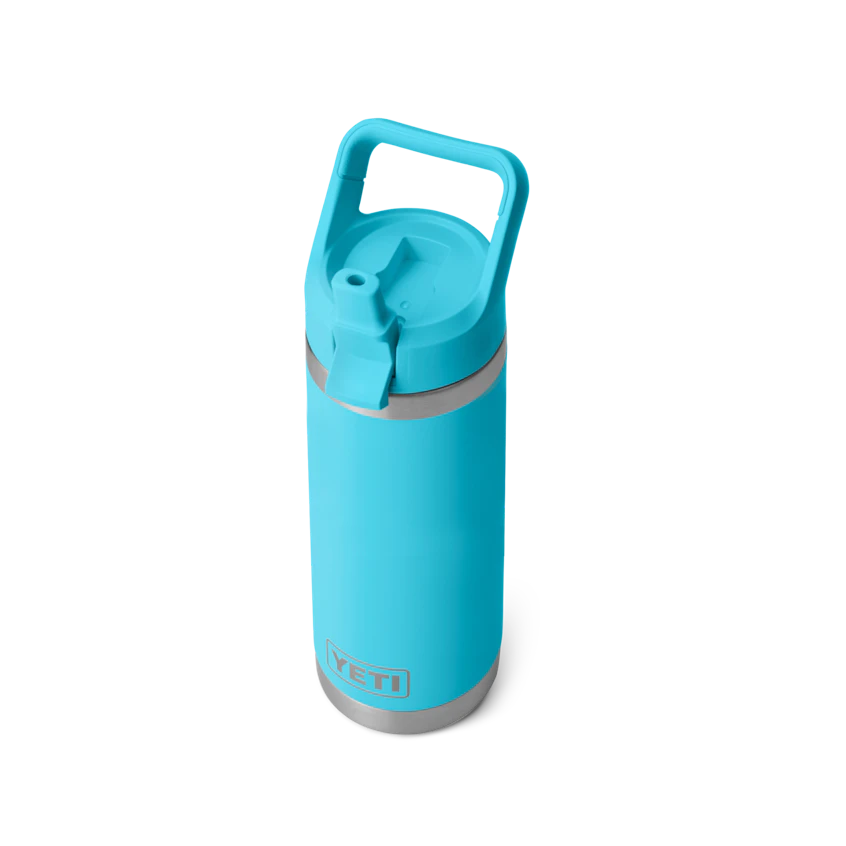 YETI Rambler 532 mL Water Bottle with Straw Cap - Reef Blue