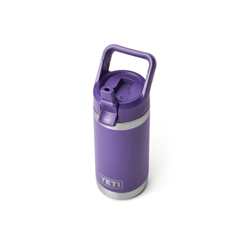 Yeti Rambler 532ml Water Bottle w/Colour-Matched Straw Cap - Peak Purple