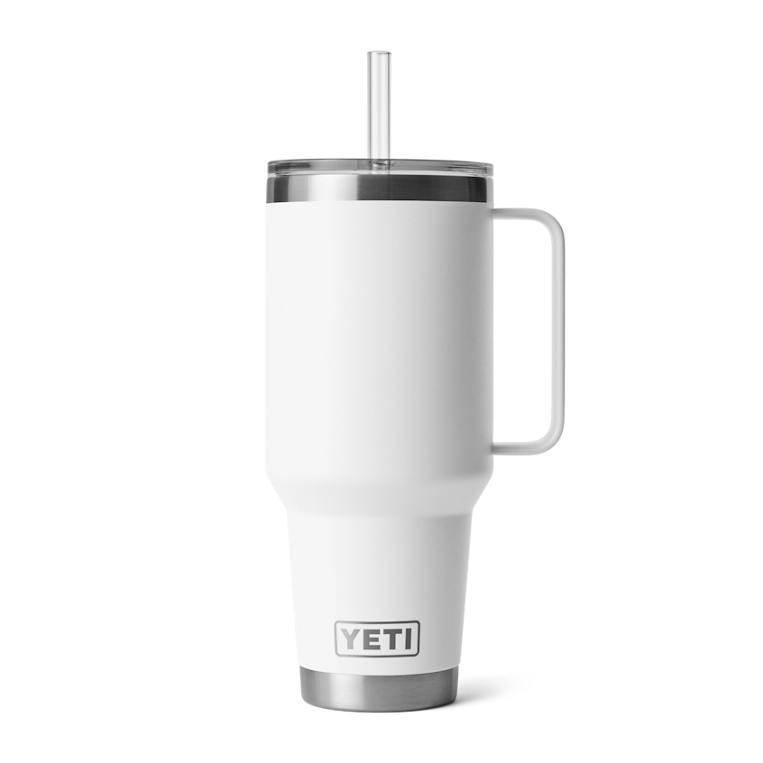 Yeti Rambler 1.2L Straw Mug w/Straw Lid - White