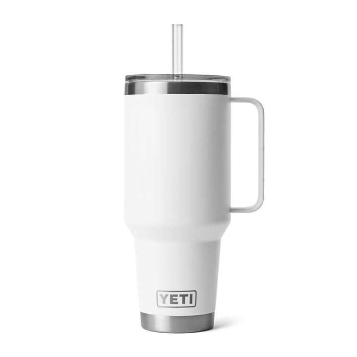 Yeti Rambler 1.2L Straw Mug w/Straw Lid - White