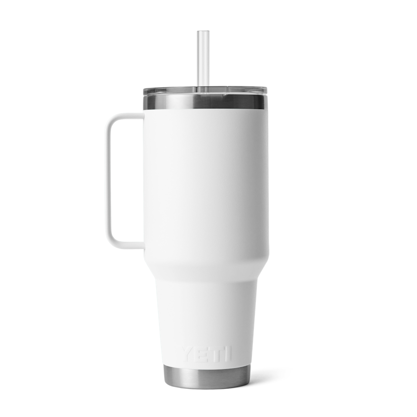 Yeti Rambler 1.2L Straw Mug w/Straw Lid - White