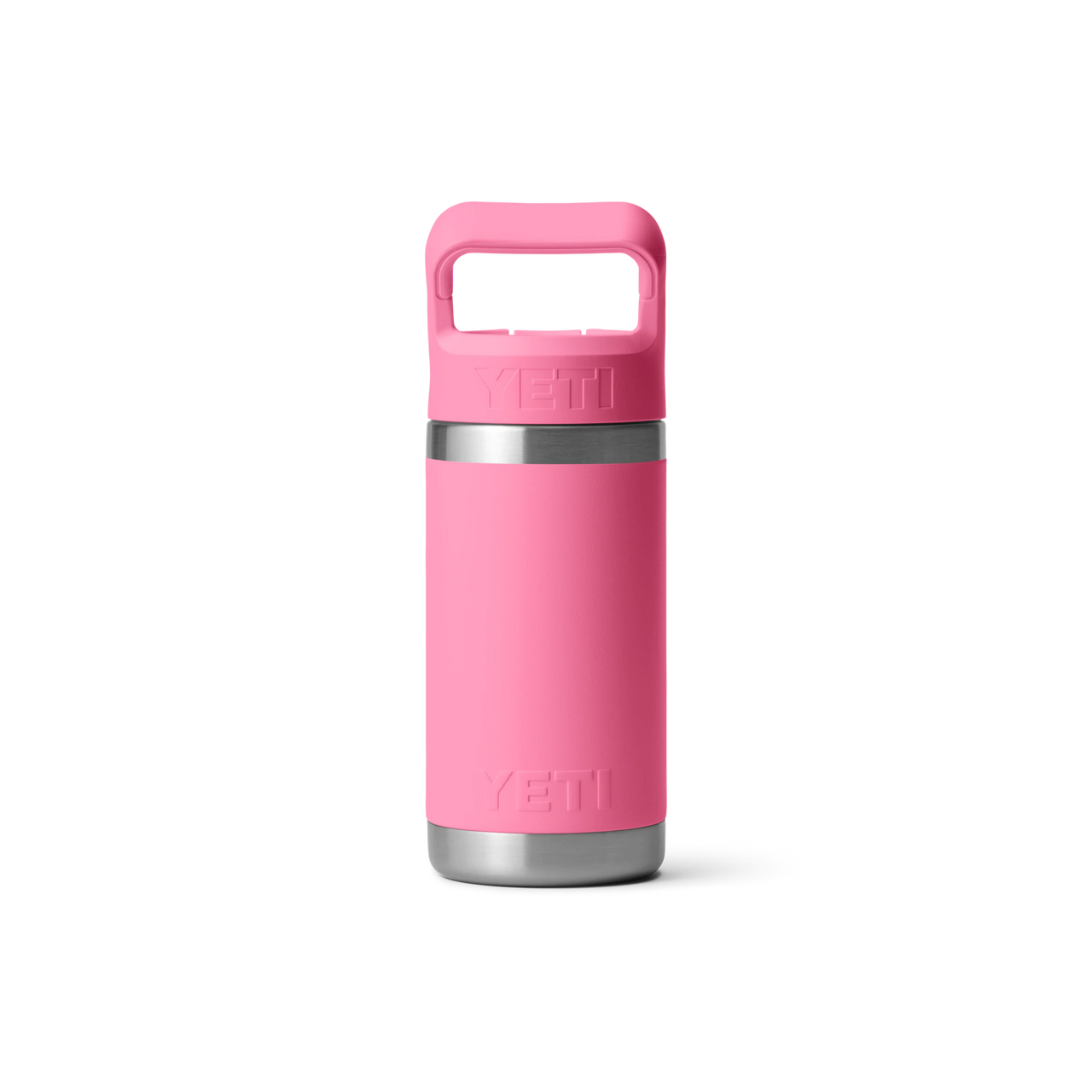 Yeti Rambler 532ml Water Bottle w/Colour-Matched Straw Cap - Harbour Pink
