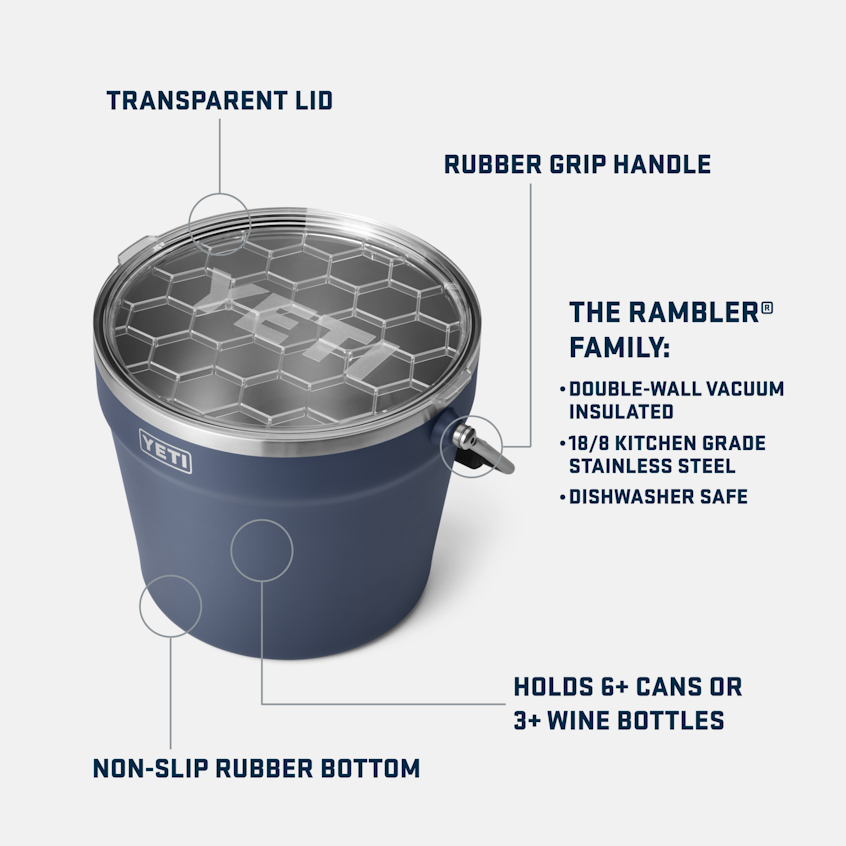 YETI Rambler Beverage Bucket with Lid
