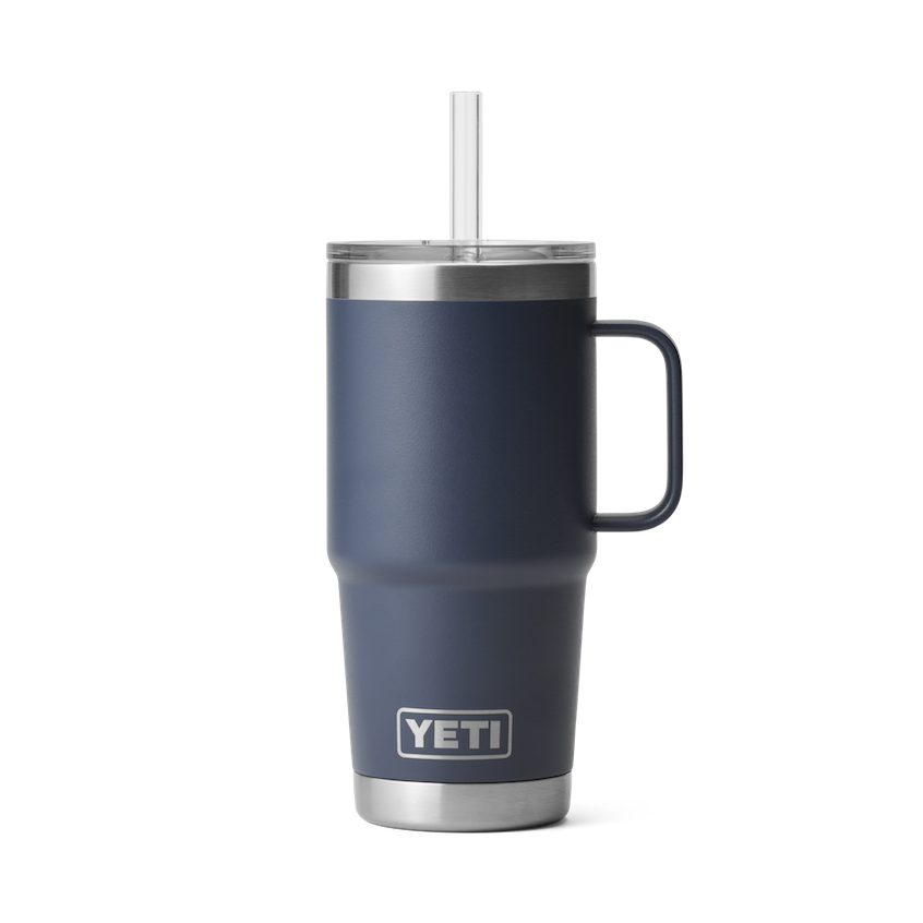 Yeti Rambler 739ml Straw Mug w/Straw Lid - Navy