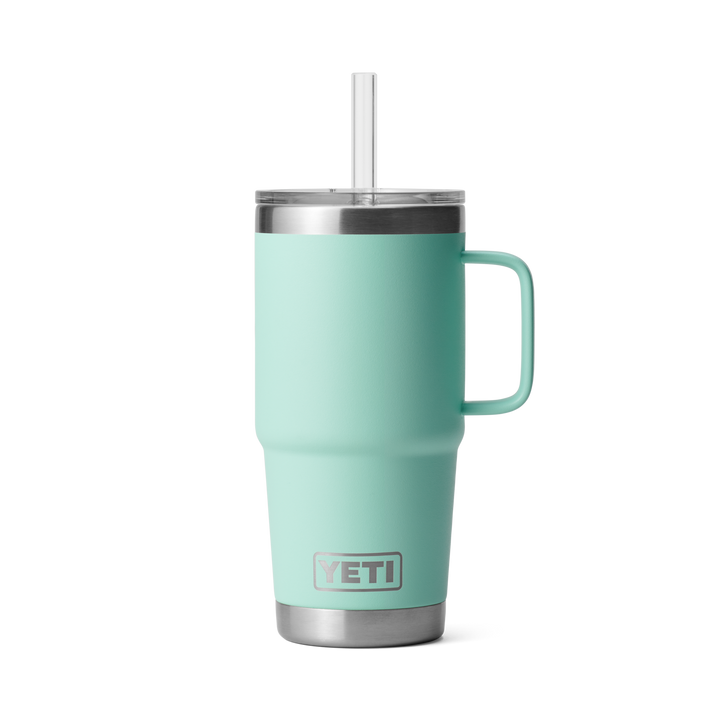 Yeti Rambler 739ml Straw Mug w/Straw Lid - Seafoam