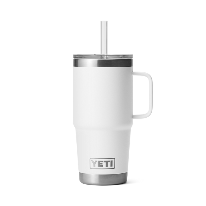 YETI Rambler 739 mL Straw Mug with Straw Lid - White