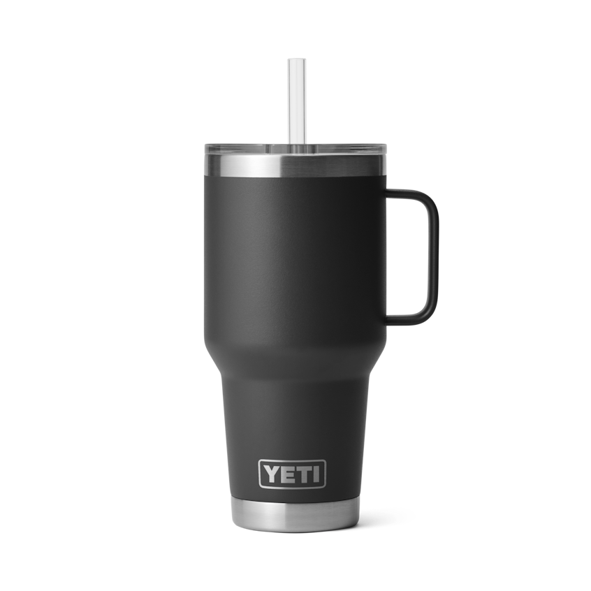Yeti Rambler 1L Straw Mug - Black