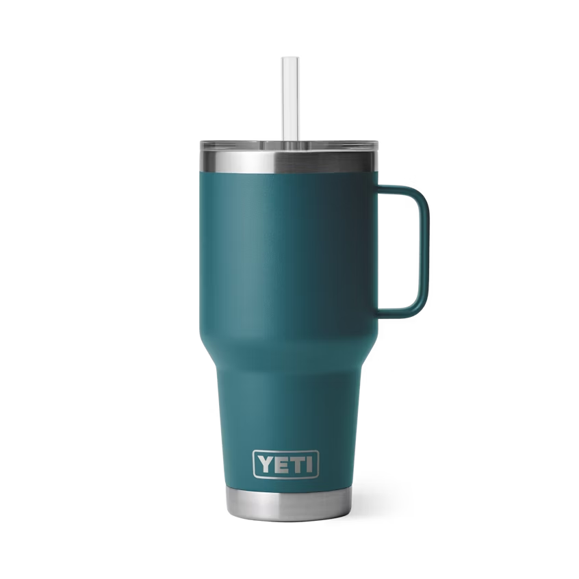 Yeti Rambler 1L Straw Mug w/Straw Lid - Agave Teal