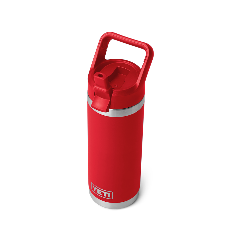 Yeti Rambler 532ml Straw Bottle w/Colour-Matched Straw Cap - Rescue Red