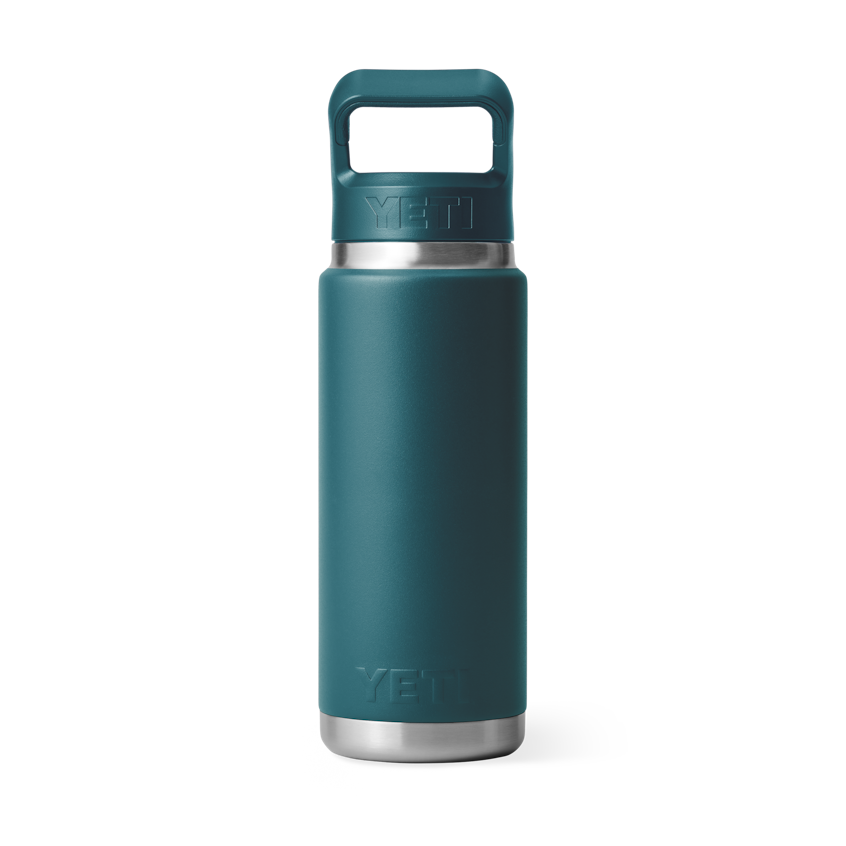 Yeti Rambler 769ml Water Bottle w/Colour-Matched Straw Cap - Agave Teal