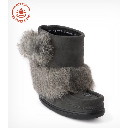 Manitobah  Child Snowy Oulet Mukluk- Charcoal