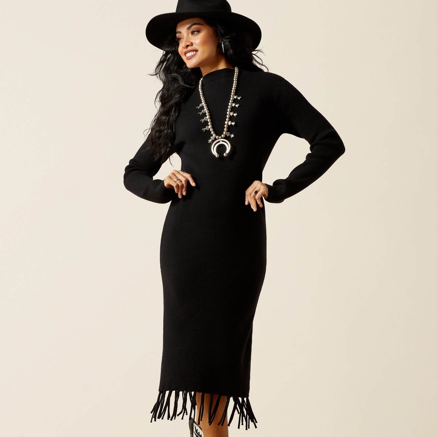 Ariat Women's Alicia Sweater Dress - Black