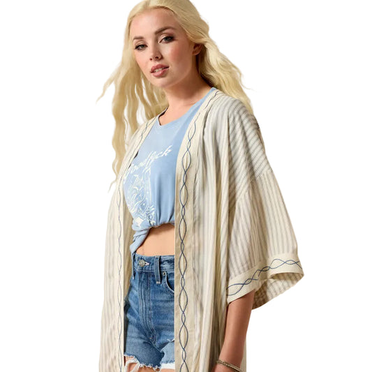 Ariat Women's Bella Duster - Twill Stripe