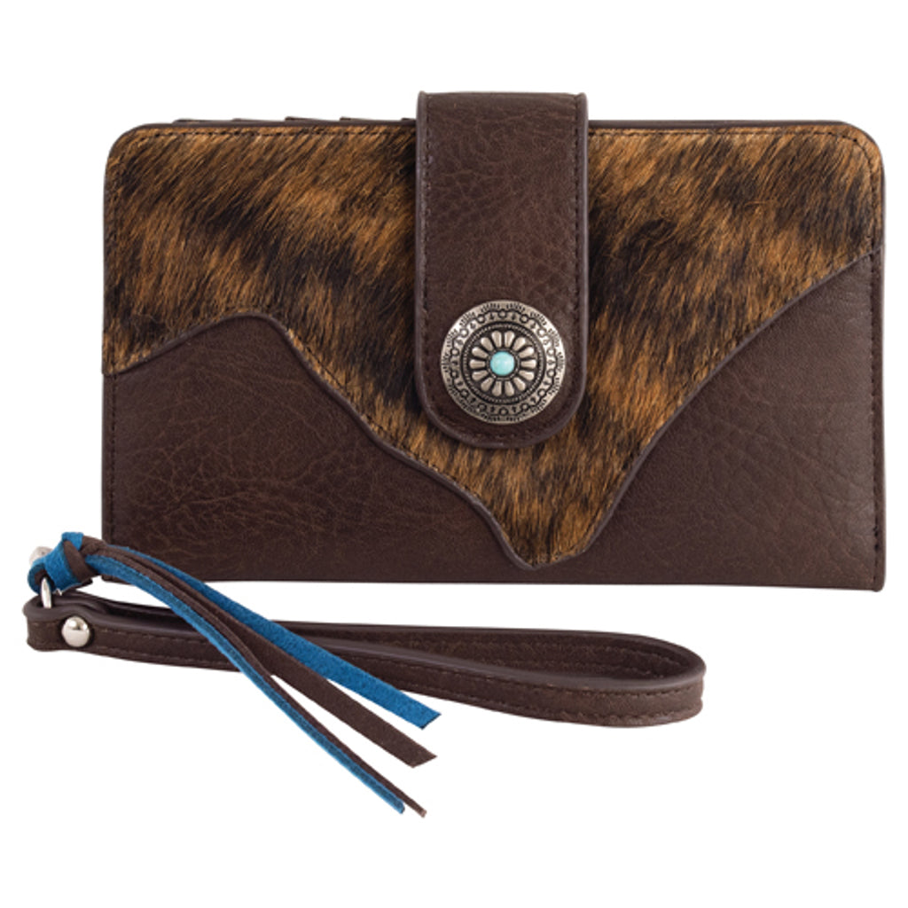 Catchfly Women's Slim Wallet - Brown