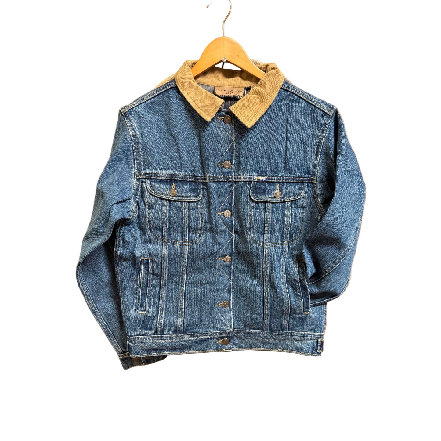 STS Ladies Price Wool Lined Denim Jacket - Stone Wash