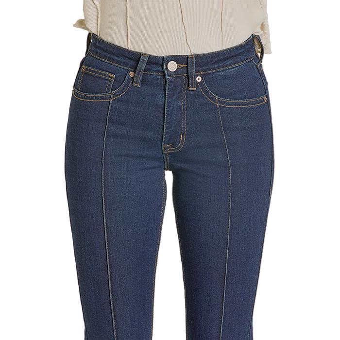 Rock & Roll Women's Pin Tuck Flare High Rise Jeans - Dark Vintage - Irvine Tack & Western Wear
