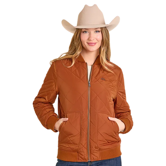 Panhandle Slim Women's Quilted Bomber Jacket - Multiple Colours